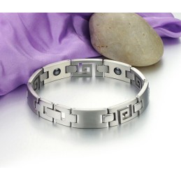 Pulseira De Titânio Clássica Fácil De Usar Para Amantes