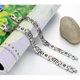 Pulseira De Titânio Clássica Fácil De Usar Para Amantes