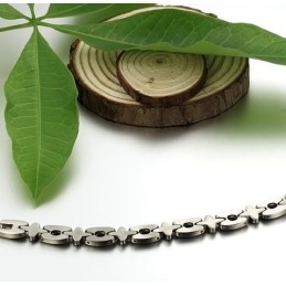 Pulseira De Titânio De Alta Qualidade Com Magnetita