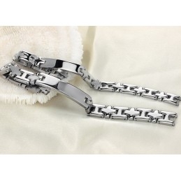 Pulseira De Titânio Antifadiga The King Of Quantity Para Amantes