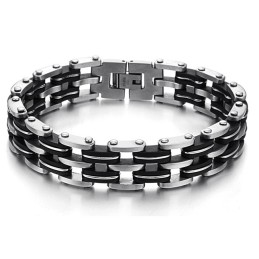Pulseira Masculina De Silicone De Titânio Com Qualidade E Quantidade Garantidas
