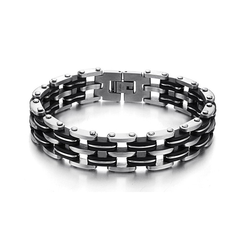 Pulseira Masculina De Silicone De Titânio Com Qualidade E Quantidade Garantidas Pulseira Masculina De Silicone De Titânio Com Qualidade E Quantidade Garantidas