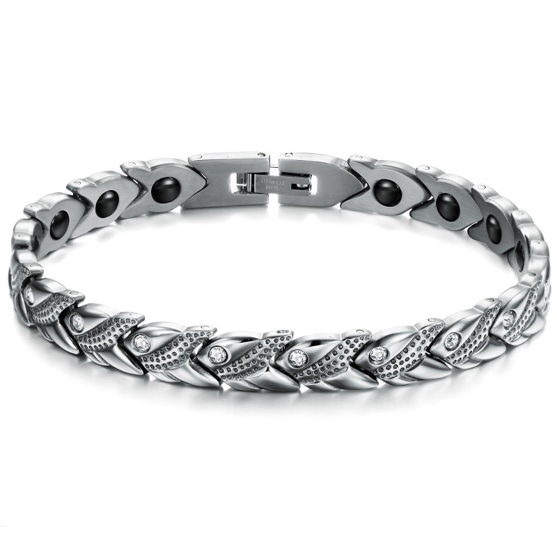 Pulseira De Titânio Com Magnetita De Renome Mundial Para A Saúde Pulseira De Titânio Com Magnetita De Renome Mundial Para A Saúde