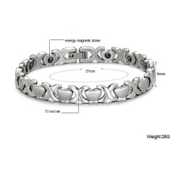 Pulseira Feminina De Titânio Antifadiga De Alta Qualidade