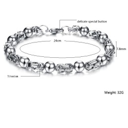 Pulseira Masculina De Titânio Fácil De Usar