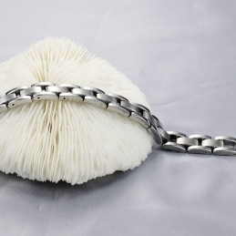 Pulseira De Titânio Com Magnetita Para Saúde Masculina De Grande Variedade