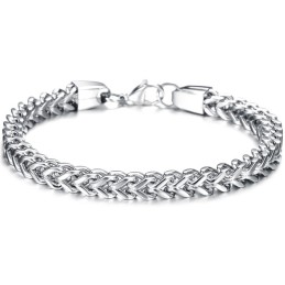 Pulseira Masculina De Titânio Rainha Da Qualidade