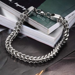 Pulseira Masculina De Titânio Rainha Da Qualidade