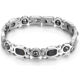 Pulseira De Titânio Com Magnetita De Qualidade Estável Para Saúde Masculina