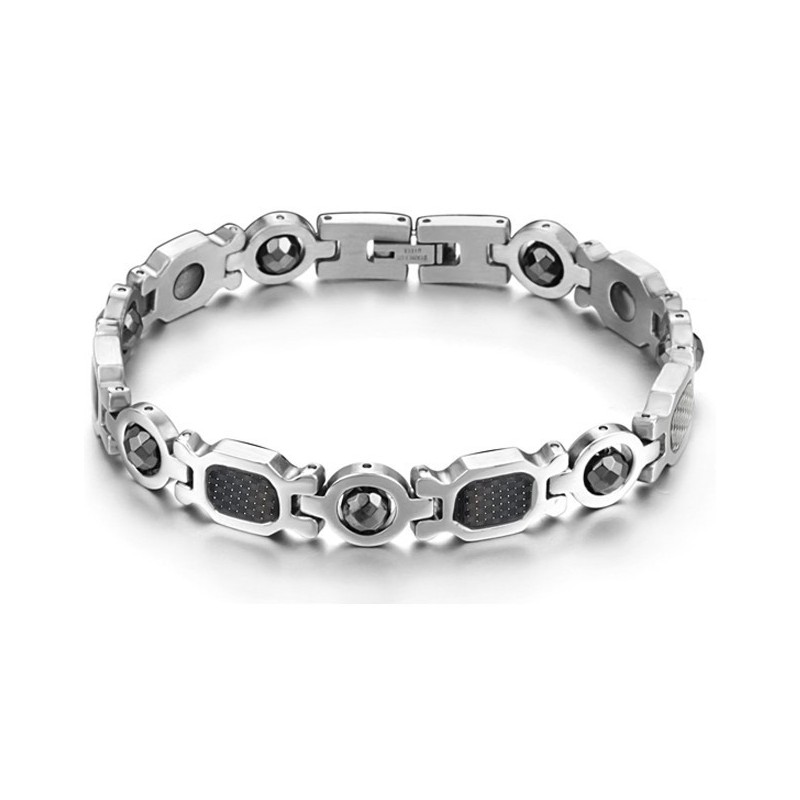 Pulseira De Titânio Com Magnetita De Qualidade Estável Para Saúde Masculina