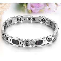 Pulseira De Titânio Com Magnetita De Qualidade Estável Para Saúde Masculina