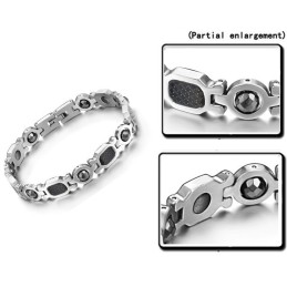 Pulseira De Titânio Com Magnetita De Qualidade Estável Para Saúde Masculina