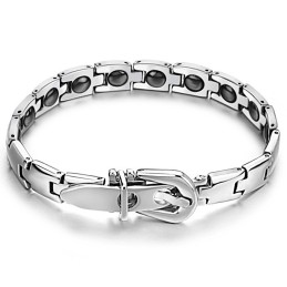 Pulseira De Titânio Com Magnetita De Desempenho Confiável Para Saúde