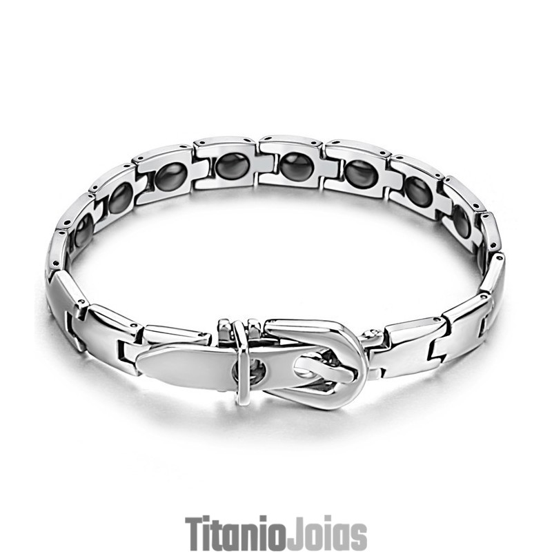 Pulseira De Titânio Com Magnetita De Desempenho Confiável Para Saúde Pulseira De Titânio Com Magnetita De Desempenho Confiável Para Saúde