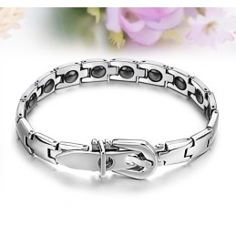 Pulseira De Titânio Com Magnetita De Desempenho Confiável Para Saúde