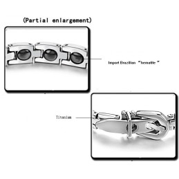 Pulseira De Titânio Com Magnetita De Desempenho Confiável Para Saúde