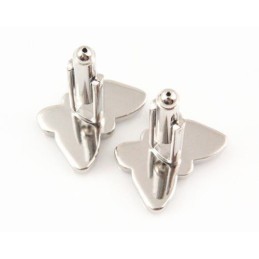 Abotoaduras De Titânio Com Diamantes
