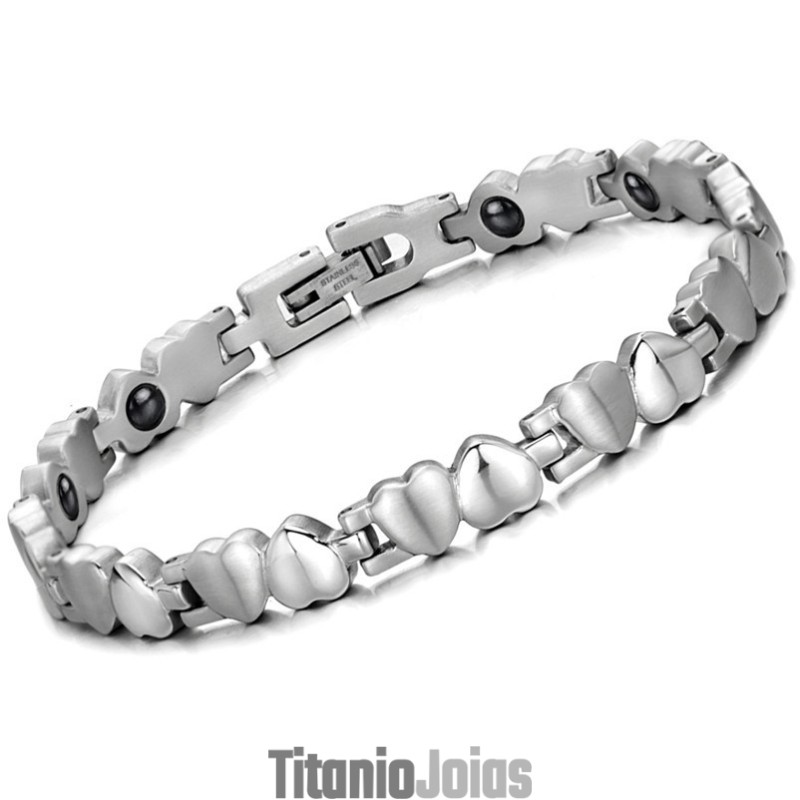 Pulseira De Titânio Sweetheart Completa Em Especificações Pulseira De Titânio Sweetheart Completa Em Especificações