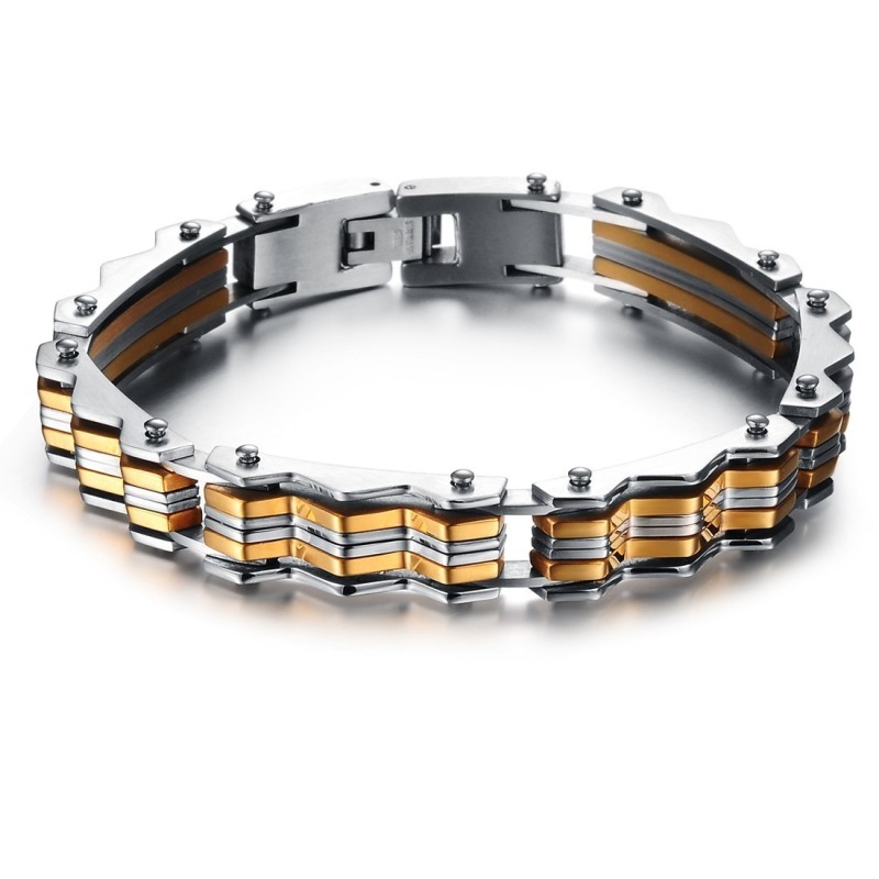 Pulseira Masculina De Titânio De Qualidade Estável Pulseira Masculina De Titânio De Qualidade Estável