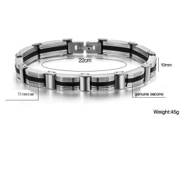 Pulseira Masculina De Titânio Para Ter Uma Longa História