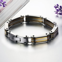 Pulseira Masculina De Titânio Grandes Variedades
