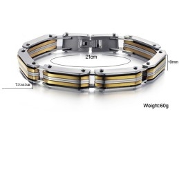 Pulseira Masculina De Titânio Grandes Variedades