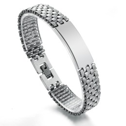 Pulseira Masculina De Titânio De Qualidade Estável
