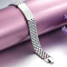 Pulseira Masculina De Titânio De Qualidade Estável