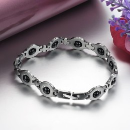 Pulseira Masculina Antifadiga De Titânio Grandes Variedades