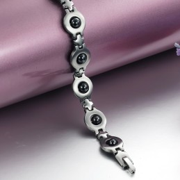 Pulseira Masculina Antifadiga De Titânio Grandes Variedades