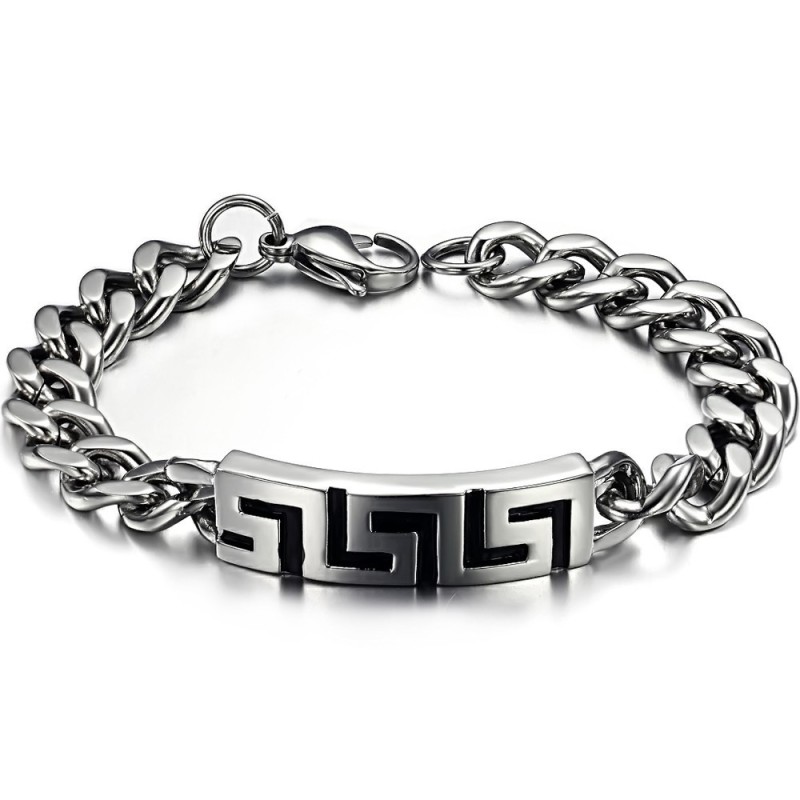 Pulseira Masculina De Titânio Great Wall Da Rainha Da Qualidade Pulseira Masculina De Titânio Great Wall Da Rainha Da Qualidade