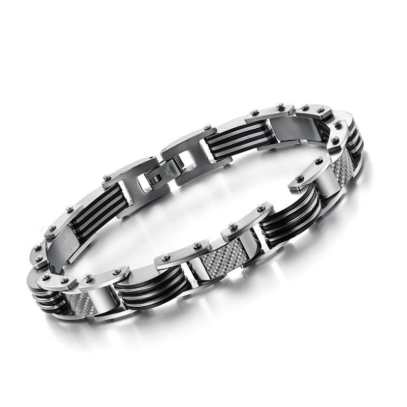 Pulseira Masculina De Titânio De Qualidade Confiável Pulseira Masculina De Titânio De Qualidade Confiável