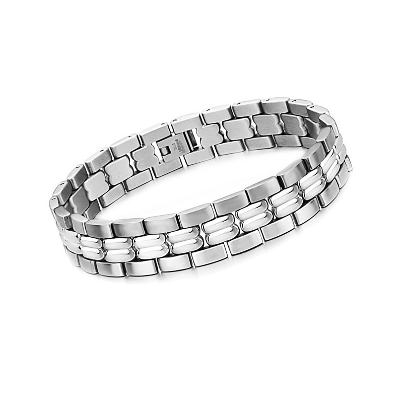 Pulseira Masculina Concisa De Titânio Com Qualidade E Quantidade Garantidas Pulseira Masculina Concisa De Titânio Com Qualidade E Quantidade Garantidas