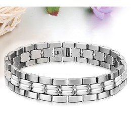 Pulseira Masculina Concisa De Titânio Com Qualidade E Quantidade Garantidas