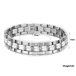 Pulseira Masculina Concisa De Titânio Com Qualidade E Quantidade Garantidas