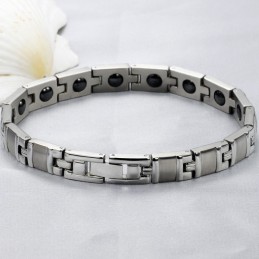 Pulseira De Titânio Lodestone Completa Em Especificações De Saúde