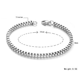 Pulseira Masculina De Titânio Muito Conhecida Por Sua Alta Qualidade
