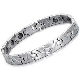 Pulseira De Titânio Antifadiga Fácil De Usar