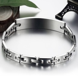 Pulseira De Titânio Lodestone Da Rainha Da Saúde Masculina De Qualidade