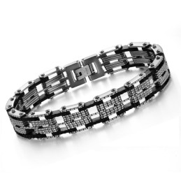 Pulseira Masculina De Titânio De Alta Qualidade