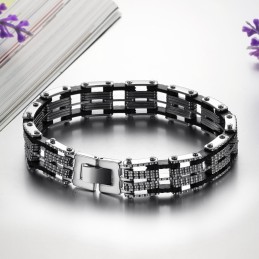 Pulseira Masculina De Titânio De Alta Qualidade