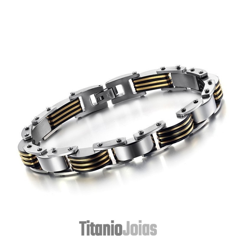 Pulseira Masculina De Titânio Fácil De Usar Pulseira Masculina De Titânio Fácil De Usar