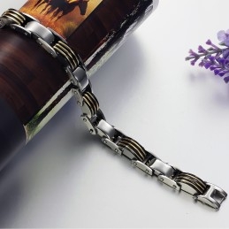 Pulseira Masculina De Titânio Fácil De Usar