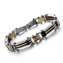 Pulseira Masculina De Titânio De Alta Qualidade