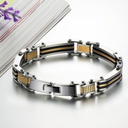 Pulseira Masculina De Titânio De Alta Qualidade