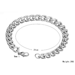 Pulseira Masculina De Titânio De Excelente Qualidade