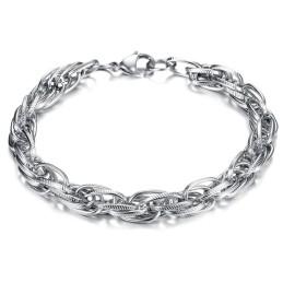 Pulseira Masculina Completa Em Titânio