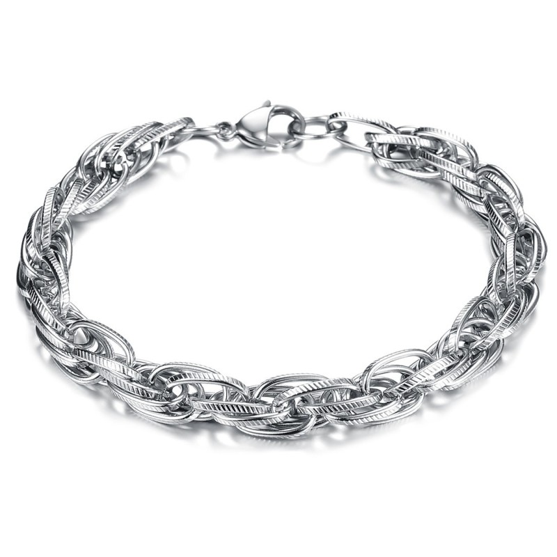 Pulseira Masculina Completa Em Titânio Pulseira Masculina Completa Em Titânio