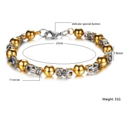 Pulseira Masculina De Titânio Com Reputação Confiável