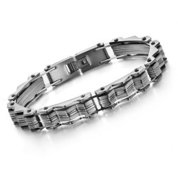 Pulseira Masculina De Titânio Grandes Variedades